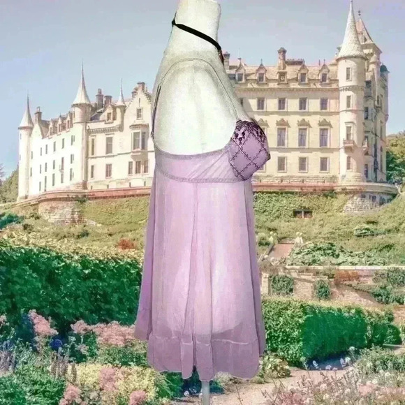 Y2k 90s Lavender Bustier Top By Inner Secrets Size M - Picture 6 of 8